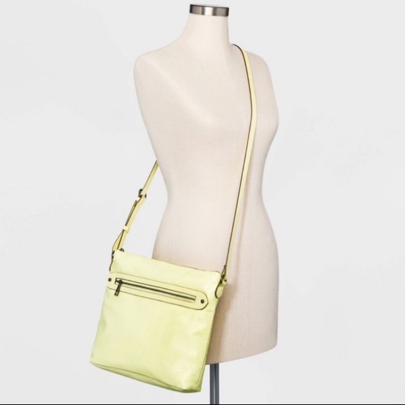 A New Day Lime Zip Closure Crossbody Bag - Picture 2 of 8